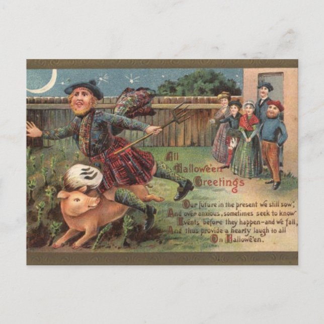 Carte postale KRW Vintage Halloween (Devant)