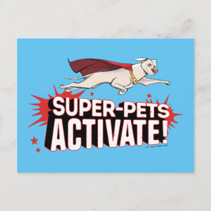 Carte Postale Krypto : Super-Animaux s'activent !