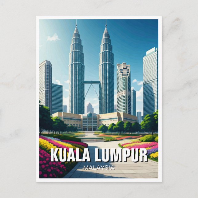 Carte Postale Kuala Lumpur Malaisie (Devant)