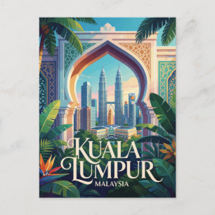 Carte Postale Kuala Lumpur Malaisie Tours Petronas