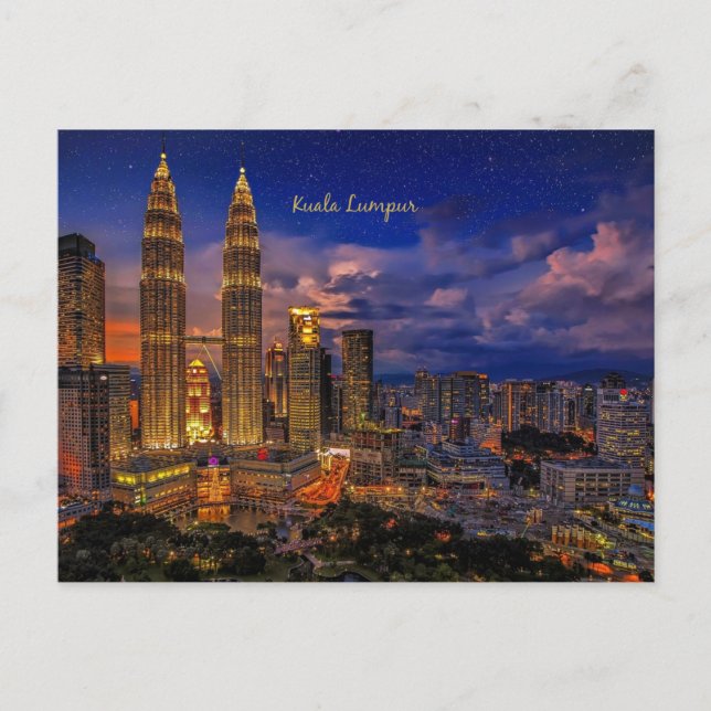 Carte Postale Kuala Lumpur skyline (Devant)