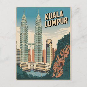 Carte Postale Kuala Lumpur vintage