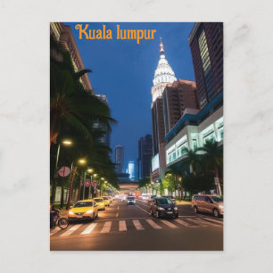 Carte Postale kuala lumpur voyage vintage