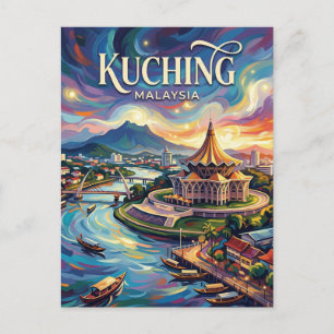 Carte Postale Kuching Malaisie