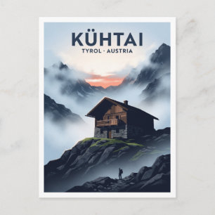 Carte Postale Kühtai, Tyrol, Autriche