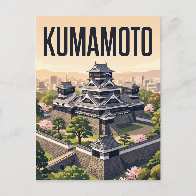 Carte Postale Kumamoto, Japon (Devant)