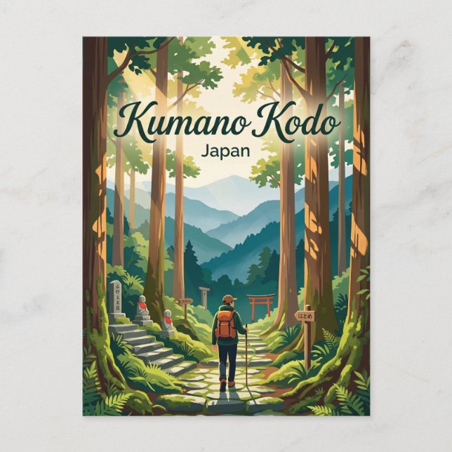 Carte Postale Kumano Kodo Japon (Devant)