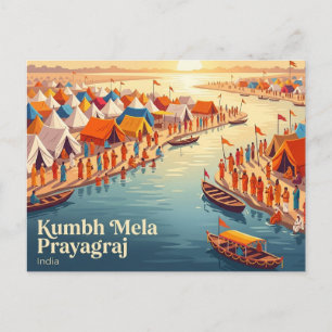 Carte Postale Kumbh Mela Prayagraj Inde