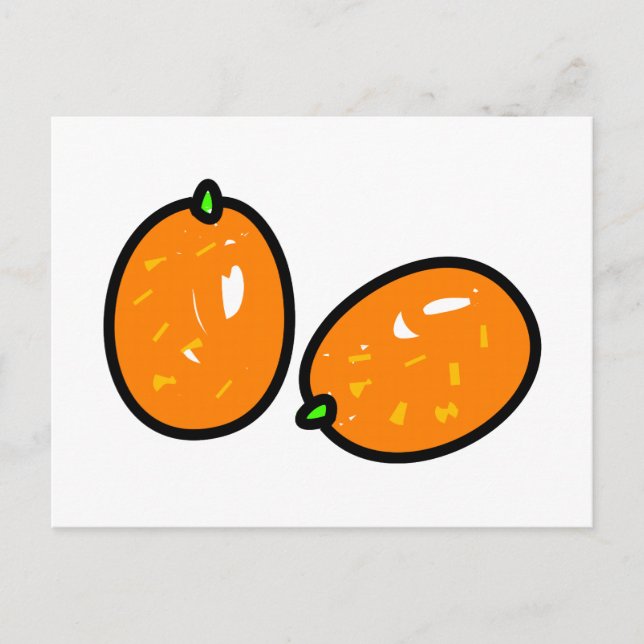Carte Postale Kumquat (Devant)