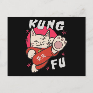 Carte Postale Kung Fu Cat