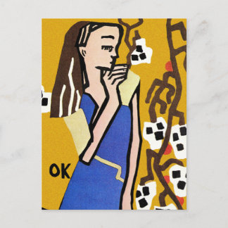 Carte Postale Kunstschau Wien Art par Kokoschka