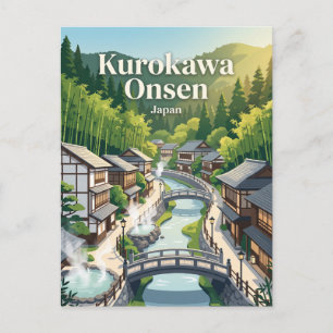 Carte Postale Kurokawa Onsen Japon