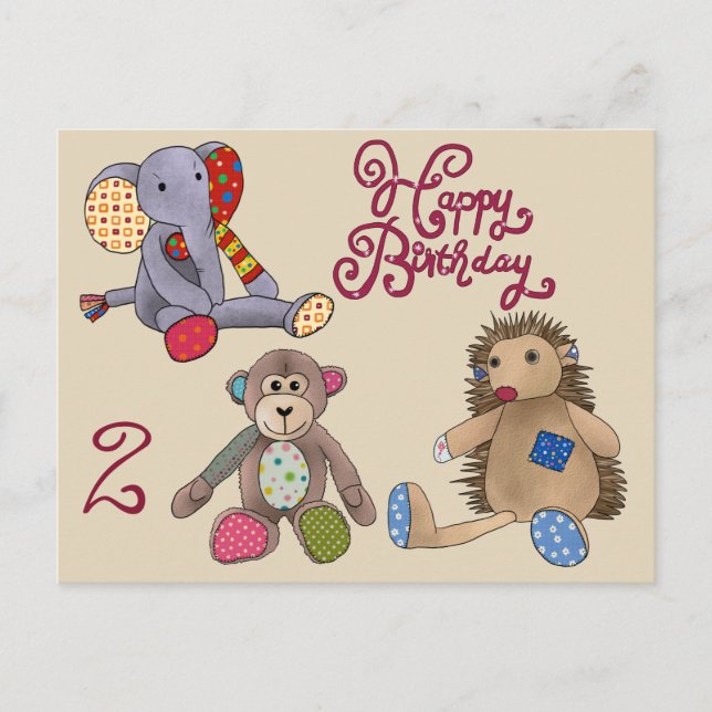 Carte Postale Kuscheltiere (Devant)