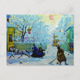 Carte Postale Kustodiev - Matin gelé