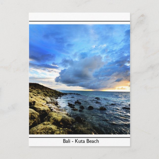 Carte Postale Kuta dans une tempête (Devant)
