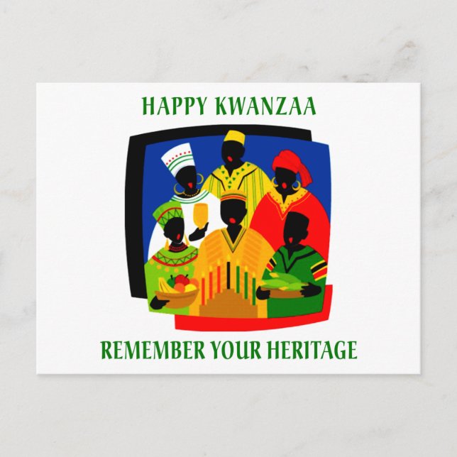 Carte Postale Kwanzaa (Devant)