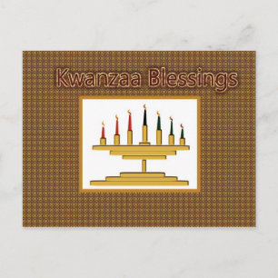 Carte postale Kwanzaa Blessings