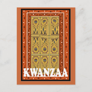 Carte Postale Kwanzaa - Carvages en pierre