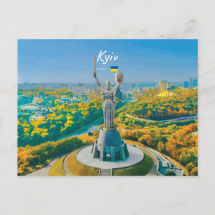 Carte Postale Kyiv, Ukraine - Monument de la mère Ukraine