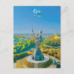 Carte Postale Kyiv, Ukraine - Monument de la mère Ukraine