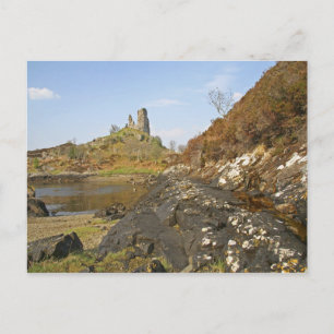 Carte Postale Kyleakin, Écosse. Les ruines anciennes de