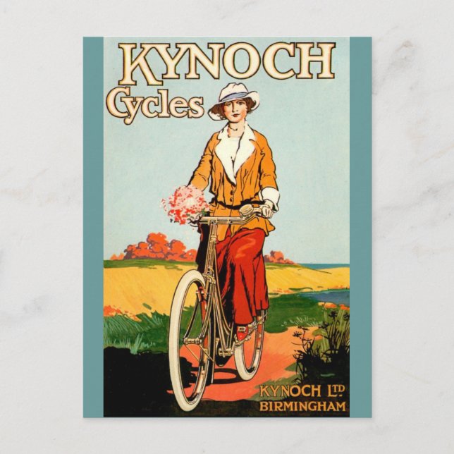 Carte Postale Kynoch Cycyles - Vélo Vintage Poster Art (Devant)