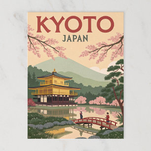 Carte Postale Kyoto, Japon