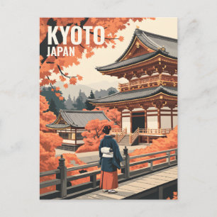 Carte Postale Kyoto Japon Voyage Automne Temple Personnaliser