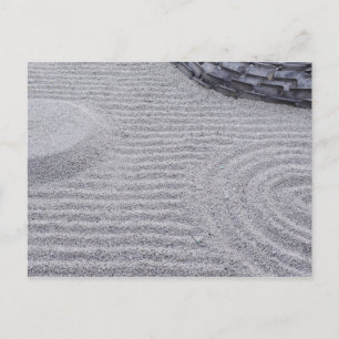 Carte Postale Kyoto, temple Kodai-ji, motifs de sable ratissé