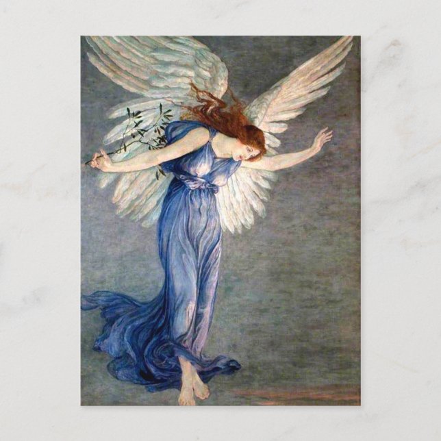 Carte Postale L’ange de paix de la grue (Devant)