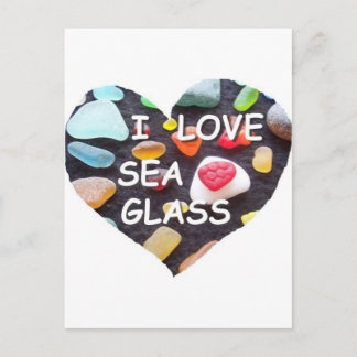 Carte Postale l LOVE SEA GLASS