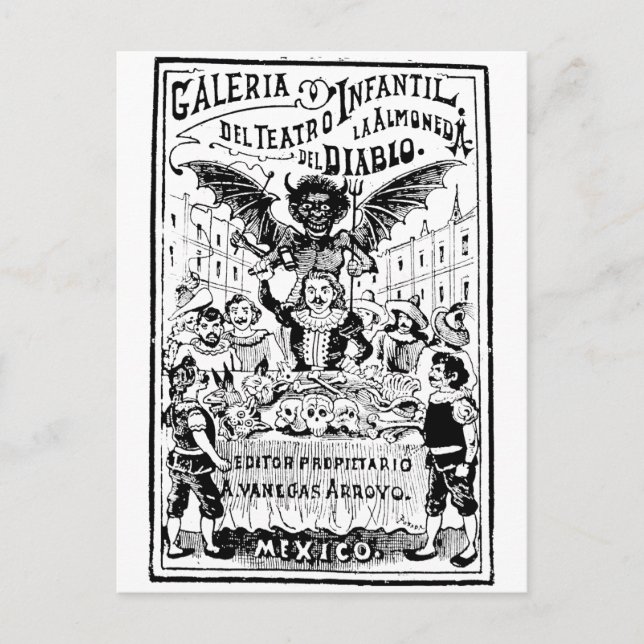 Carte Postale La Almoned del Diablo par José Guadalupe (Devant)