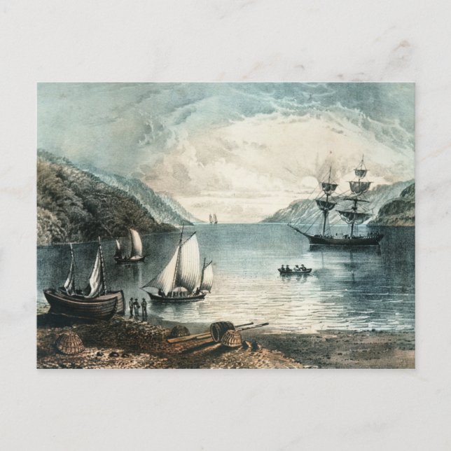 Carte Postale La baie d'Annapolis, c.1880 (Devant)