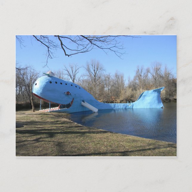 Carte Postale La baleine bleue de Catoosa (Devant)