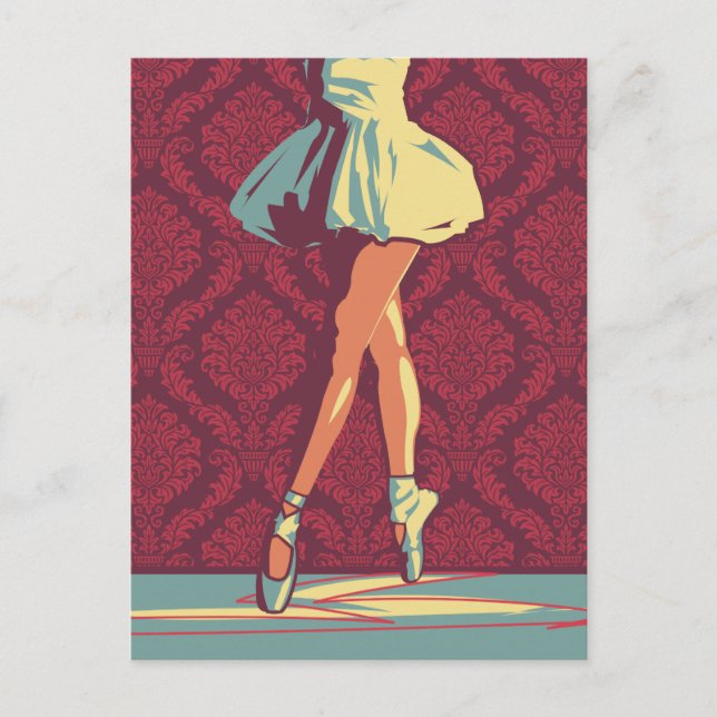 Carte Postale La Ballerina (Devant)