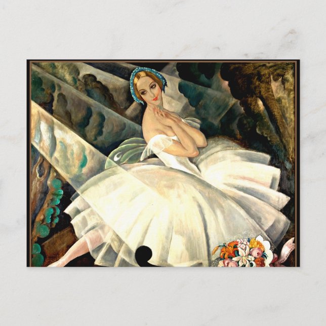 Carte Postale La Ballerina Ullal Poulsen dans Ballet Chopiniana (Devant)