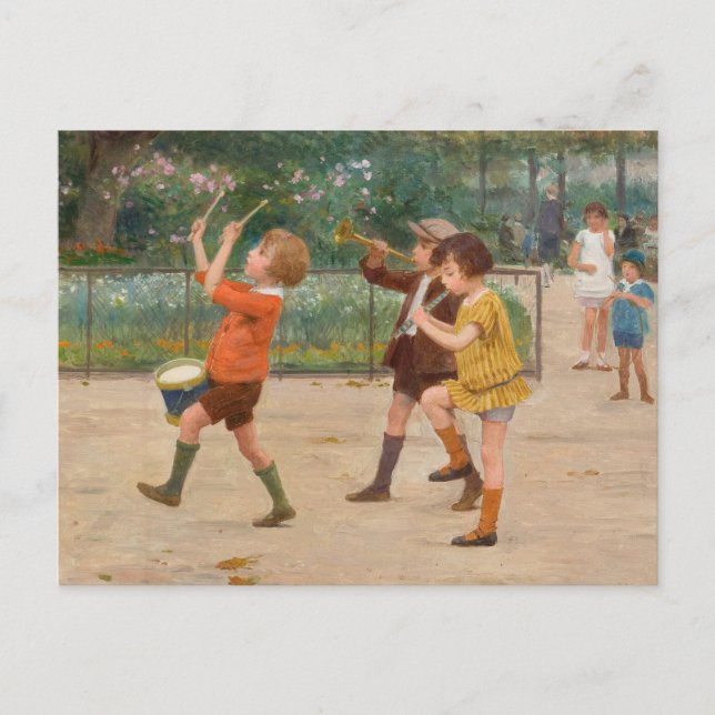 Carte Postale La bande des enfants | Victor Gabriel Gilbert (Devant)