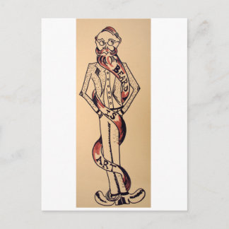 Carte Postale La barbe est l'art