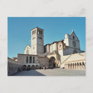Carte postale La Basilique d'Assise, Ombrie Italie