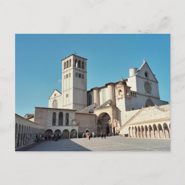 Carte postale La Basilique d'Assise, Ombrie Italie (Devant)