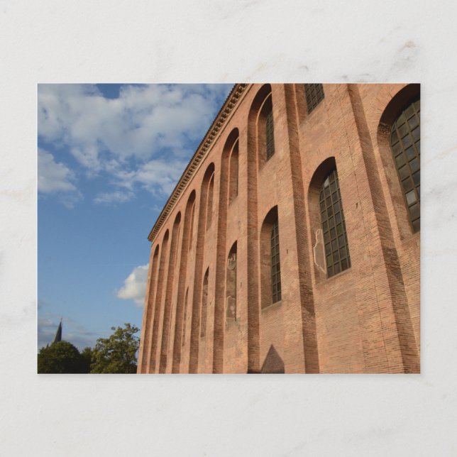 Carte Postale La basilique de Constantin à Trèves (Devant)