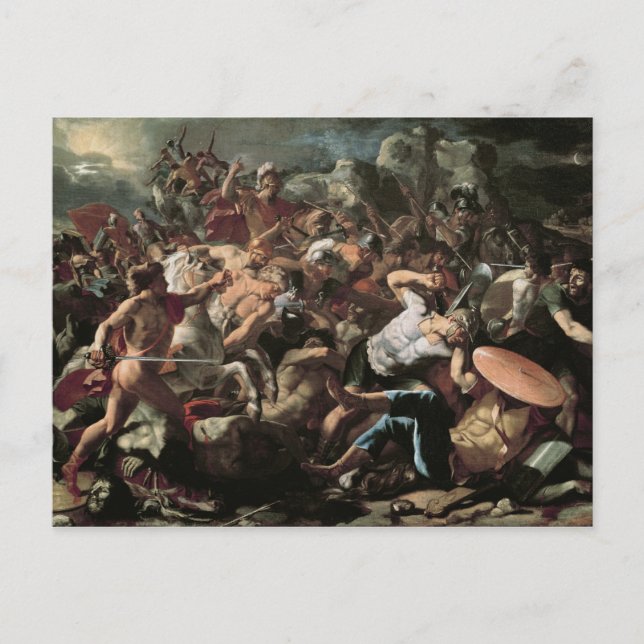 Carte Postale La bataille (Devant)