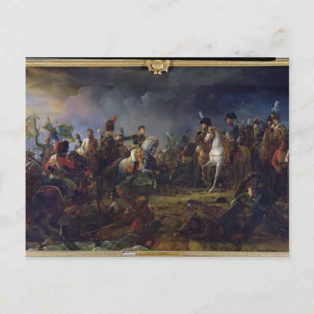 Carte Postale La bataille d'Austerlitz (Devant)