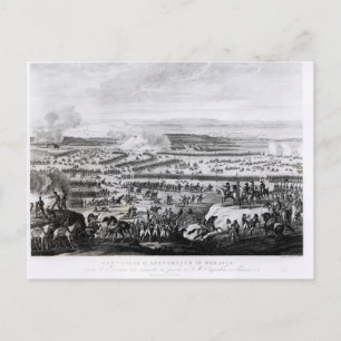 Carte Postale La bataille d'Austerlitz en Moravie