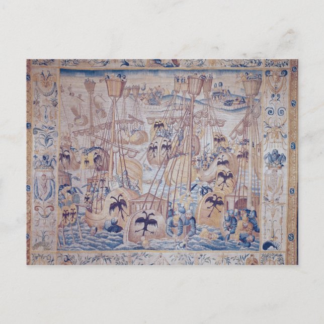 Carte Postale La bataille de Tunis ou Lepanto (Devant)