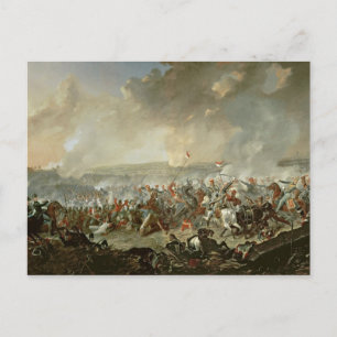 Carte Postale La bataille de waterloo, le 18 juin 1815