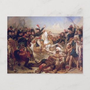 Carte Postale La bataille des Pyramides, 21 juillet 1798