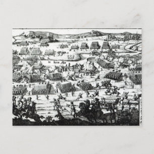 Carte Postale La bataille du Boyne, vers 1690