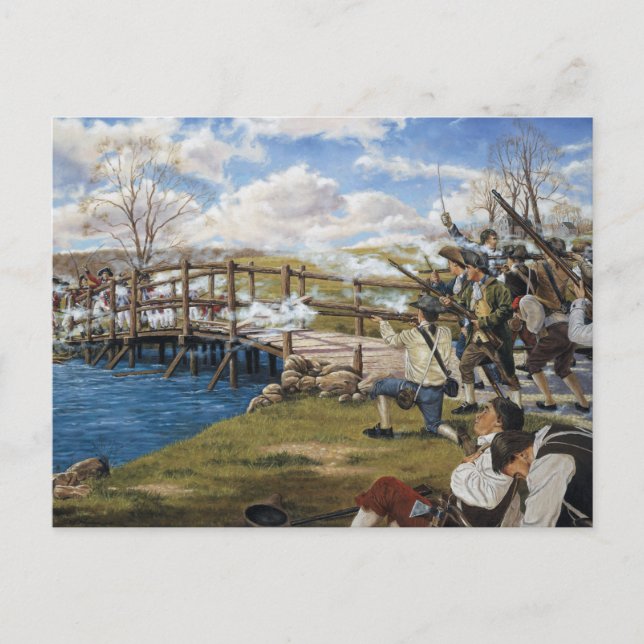 Carte Postale La bataille du coup de feu entendu dans le monde e (Devant)