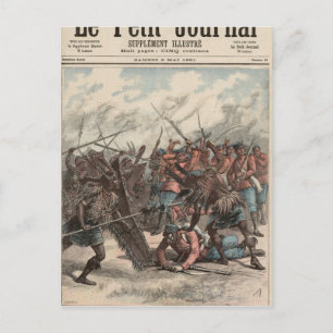 Carte Postale La bataille du Manipur